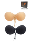 2 Pack Curve Thick Push Up Bra in Nude & Black