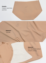 6 Pack Dayana Classic Seamless Ice Silk Panties