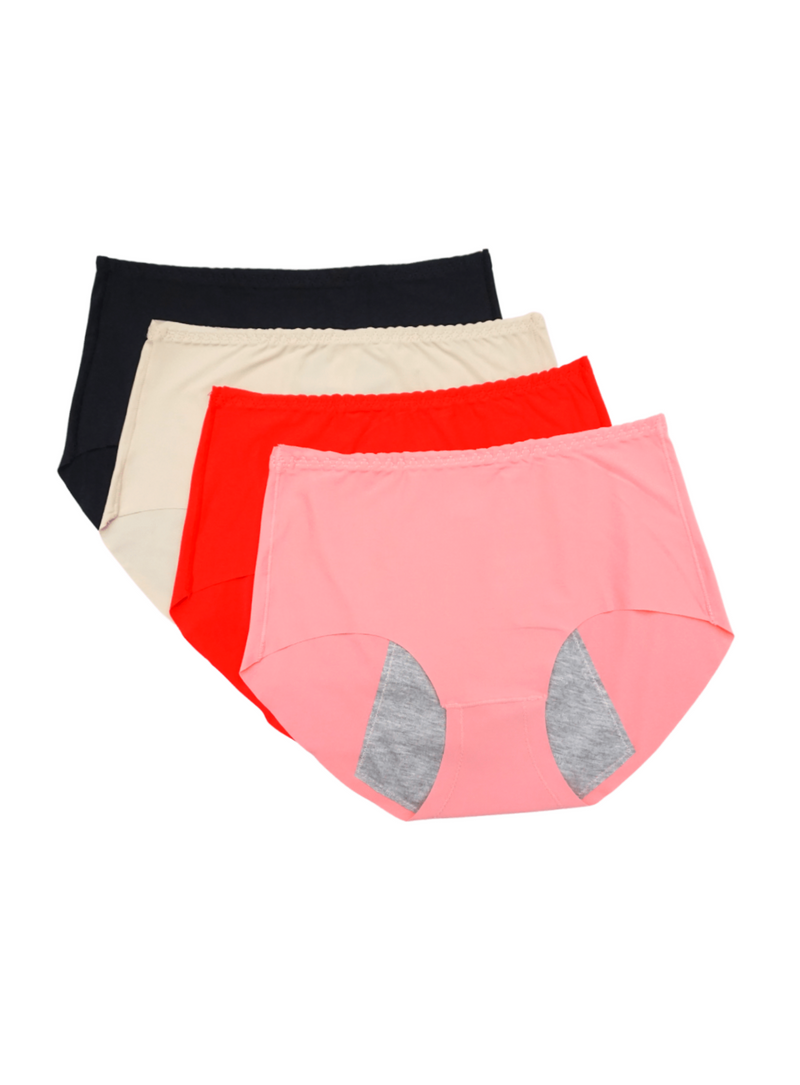 4 Pack Livia Seamless Menstrual Panties Bundle B – Kiss & Tell