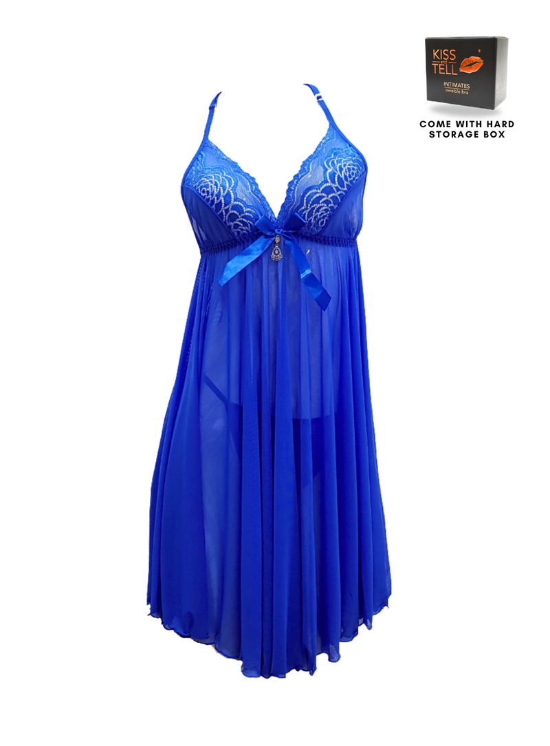 Willa Night Gown in Blue Kiss & Tell Malaysia Willa Night Gown in Blue Kiss & Tell Malaysia