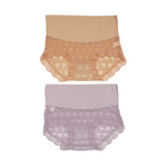 6 Pack Premium Riley Floral High Waisted Lace Panties Bundle A