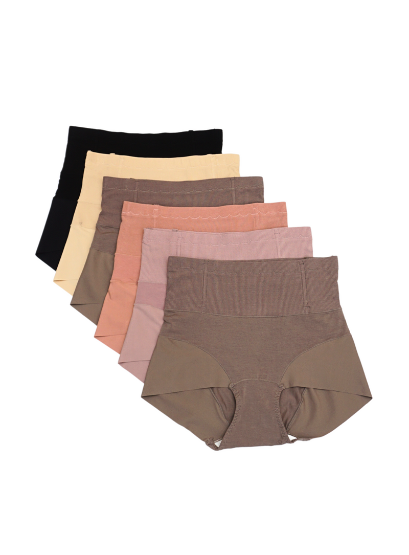 6 Pack Serena  Shaping and Lifting Panties