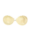 Scallop Thick Push Up Bra in White