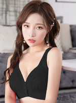2 Pack Premium Micah Seamless Push Up Lifting Supportive Wireless Bra in Nude n Black