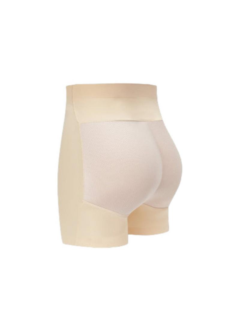 Kaira Butt Lifter High Waisted Safety Shorts Padded Underwear Hip Pads Enhancer Panty in Nude