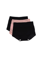 3 Pack Melina Cotton with Lace Panties Bundle C