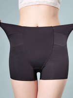 2 Pack Premium Power Tummy Tuck Butt Lifting Safety Shorts Panties in Black