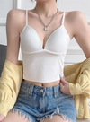2 Pack Premium Rhea Corset Top Bralette  in White n Green