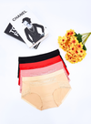 4 Pack Adeline Cotton With Lace Panties Bundle C