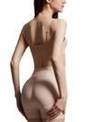 2 Pack Kaira n Kalene Butt Lifter High Waisted n Mid Rise Padded Underwear Hip Pads Enhancer Panty in Nude