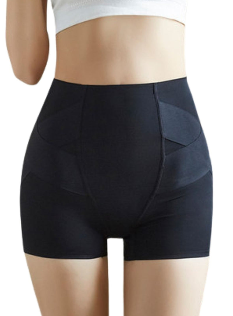 2 Pack Premium Power Tummy Tuck Butt Lifting Safety Shorts Panties in Black