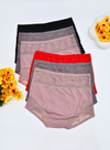 6 Pack Melina Cotton with Lace Panties Bundle A