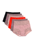 6 Pack Melina Cotton with Lace Panties Bundle A