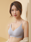 2 Pack Daisy Seamless Push Up Bra In Blue n White