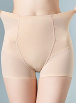 2 Pack Premium Power Tummy Tuck Butt Lifting Safety Shorts Panties in Nude