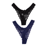 6 Pack Alexis Sexy Lace G String Thong Panties Bundle B