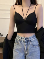 2 Pack Premium Rayna Corset Top With Straps Bralette Top in  White n Black