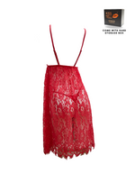 Premium Aeris Lingerie Corset Night Gown Nighties Butterfly in Red