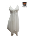 Premium Alurra Lingerie Corset Night Gown Nighties Ribbon in White
