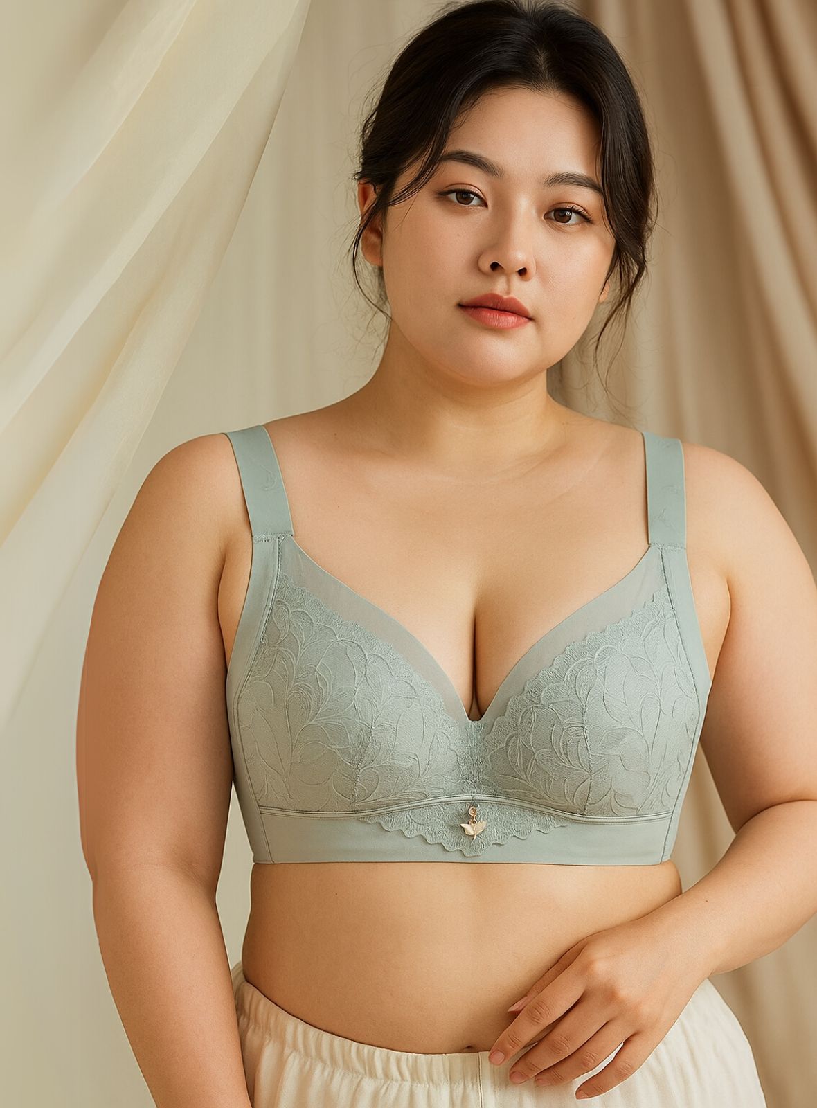 Amari Extended Plus Size Wireless Bra