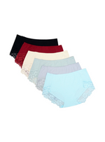 6 Pack Arya Cotton Lace Panties Bundle C