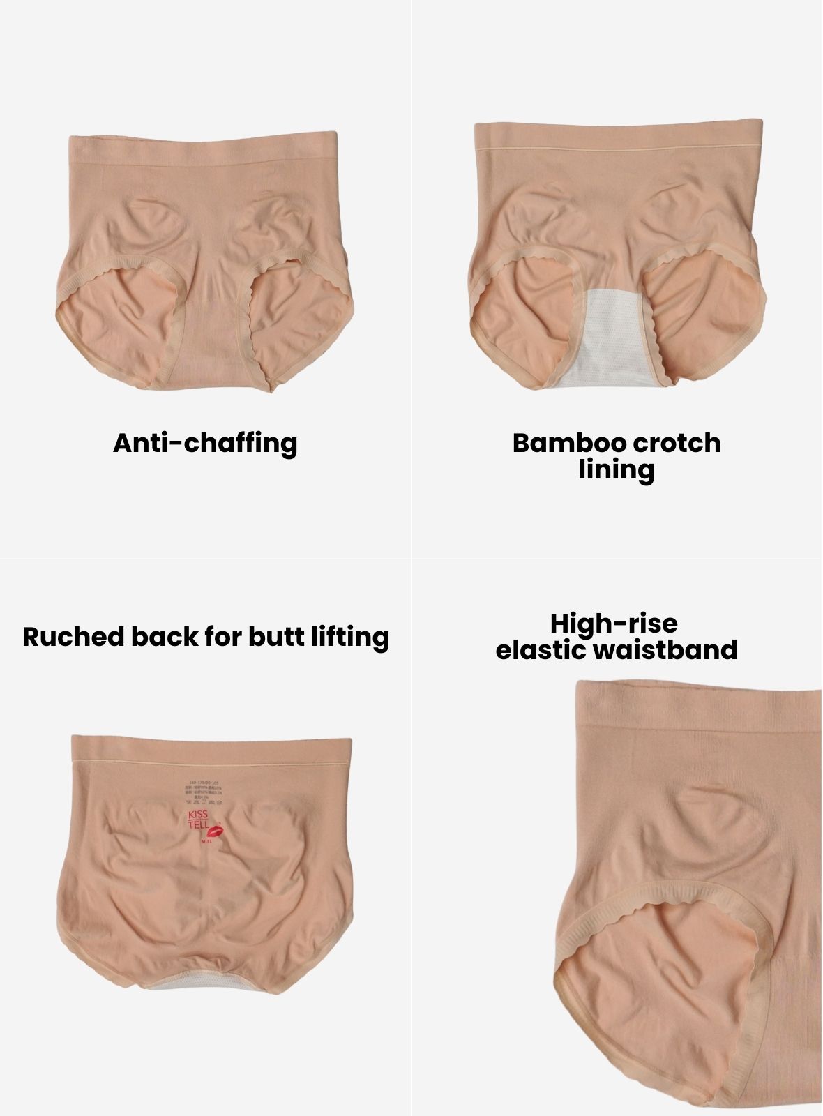 6 Pack Aubree Tummy Compression Panties
