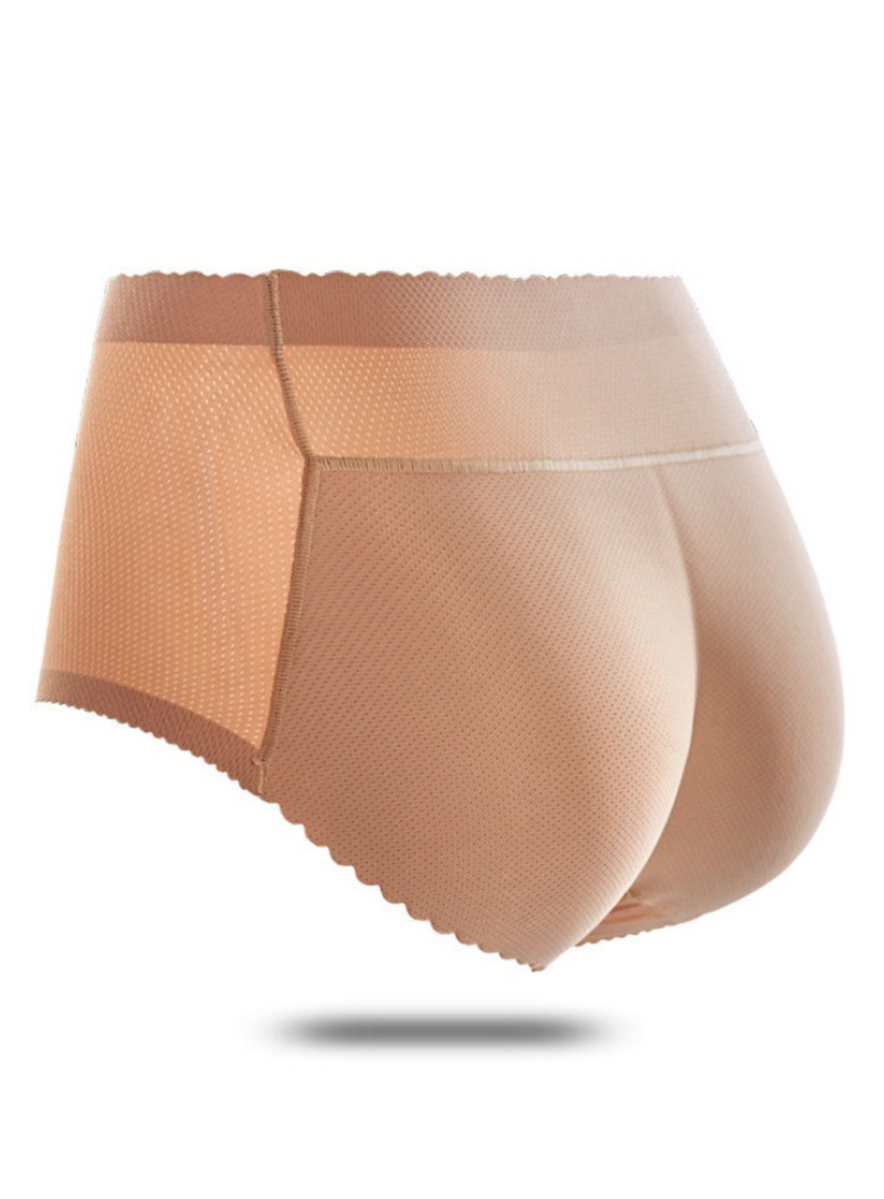 2 Pack Kalene n Kleo Butt Lifter Mid Rise n Safety Shorts  Panties Seamless Padded Underwear in Nude