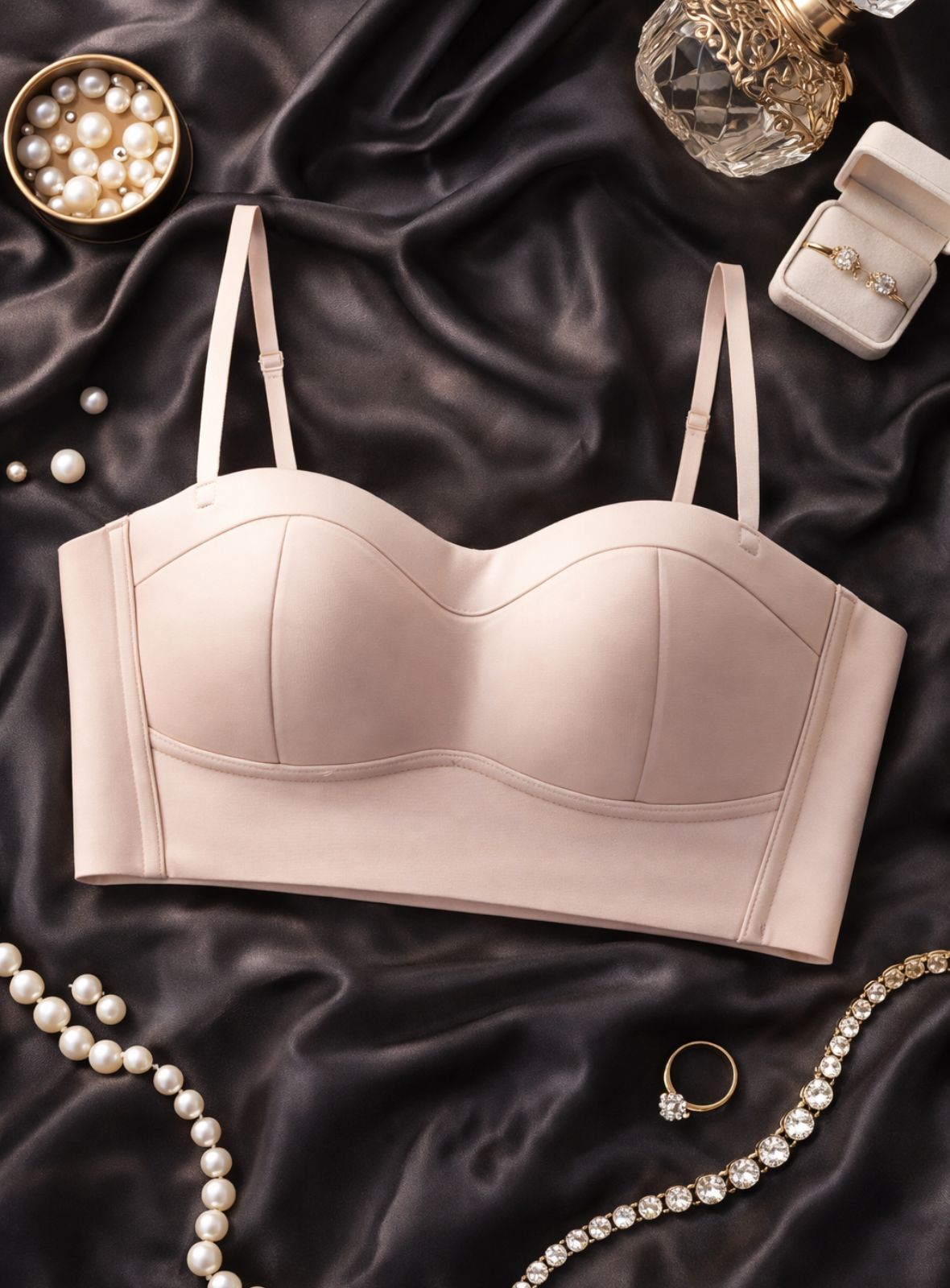 Blaire Strapless Wireless Push Up Bra