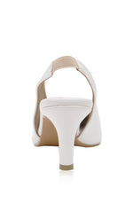 Callie Heels in White (Reject)