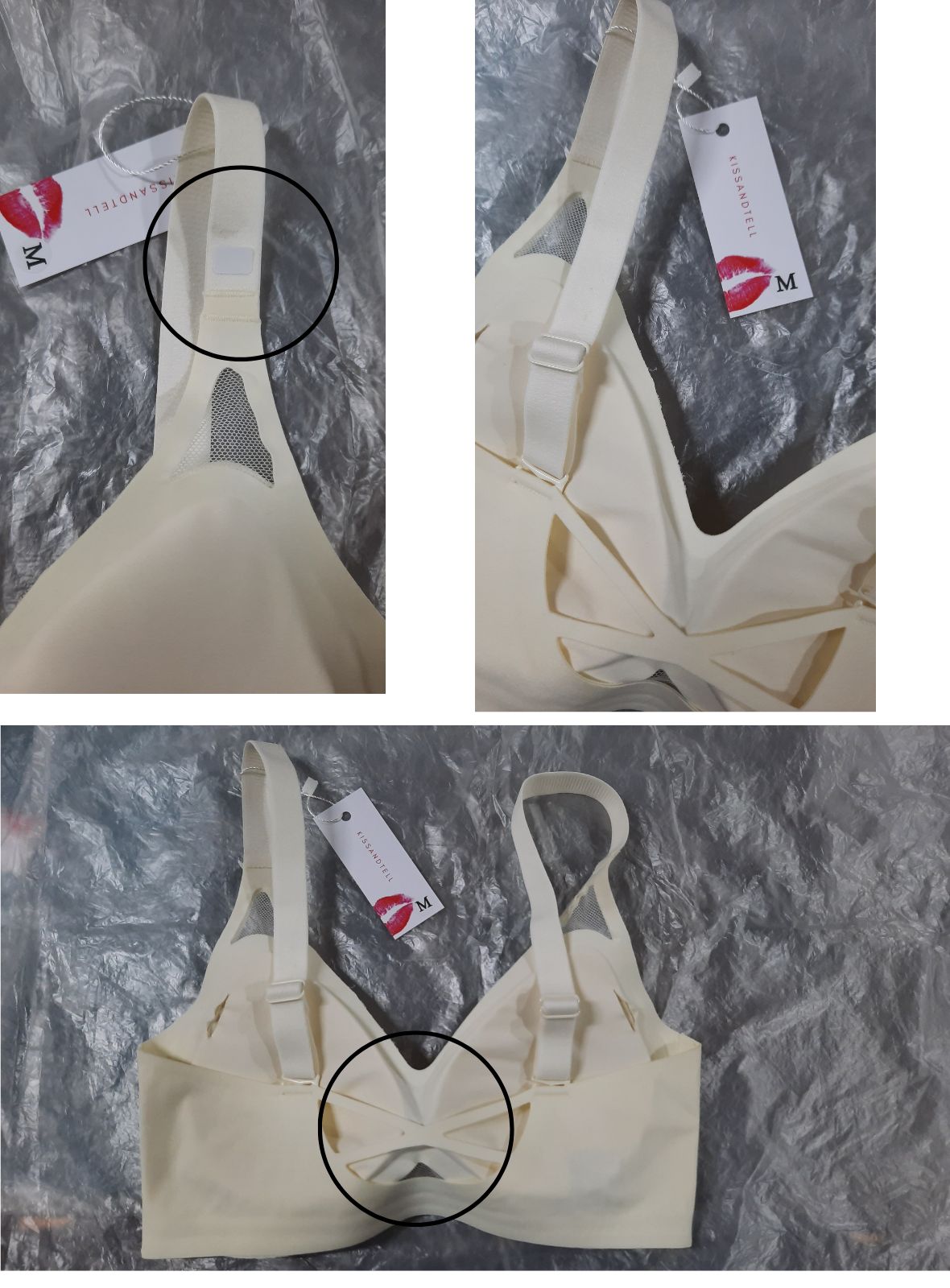 Calvin Wireless Bra in White (DEFECT)