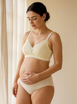 Cara Lace Nursing Bra in Cream