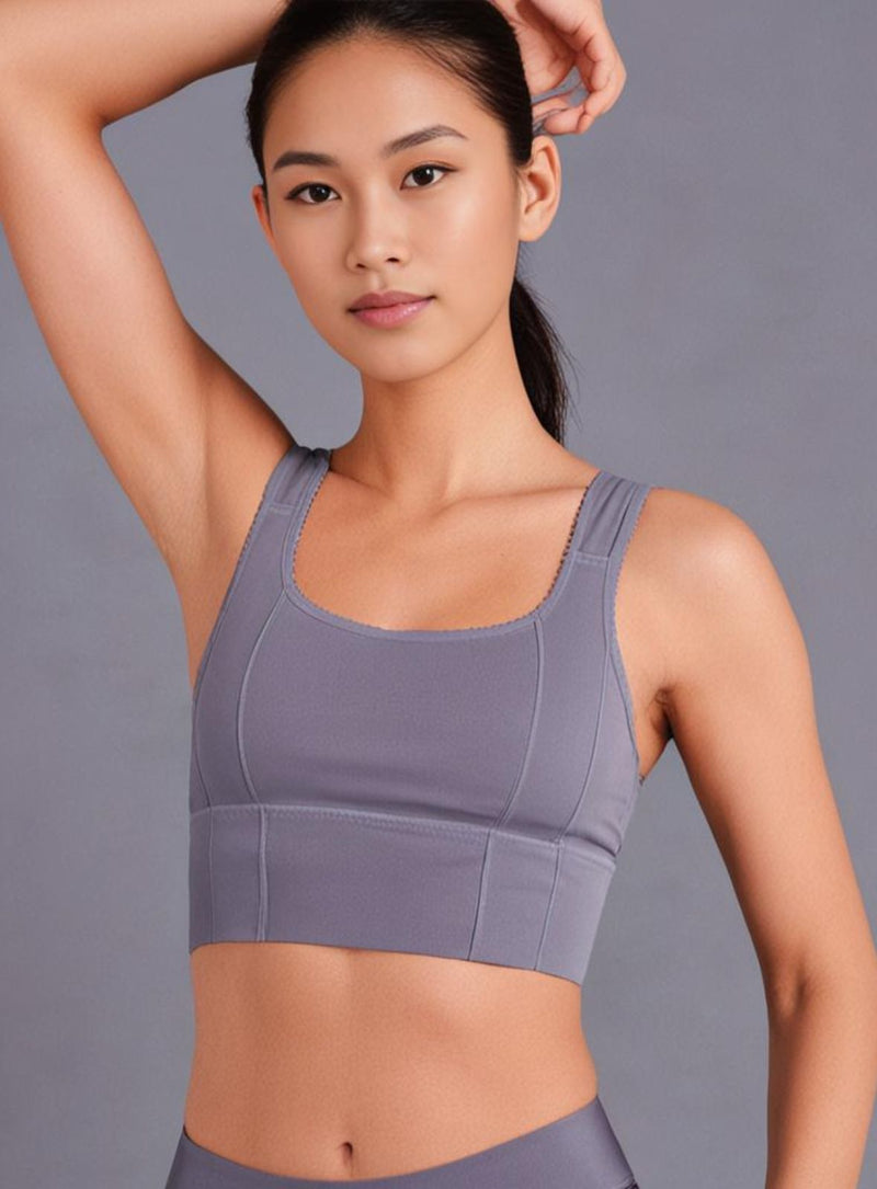Carissa Cotton-Ribbed Bralette Top