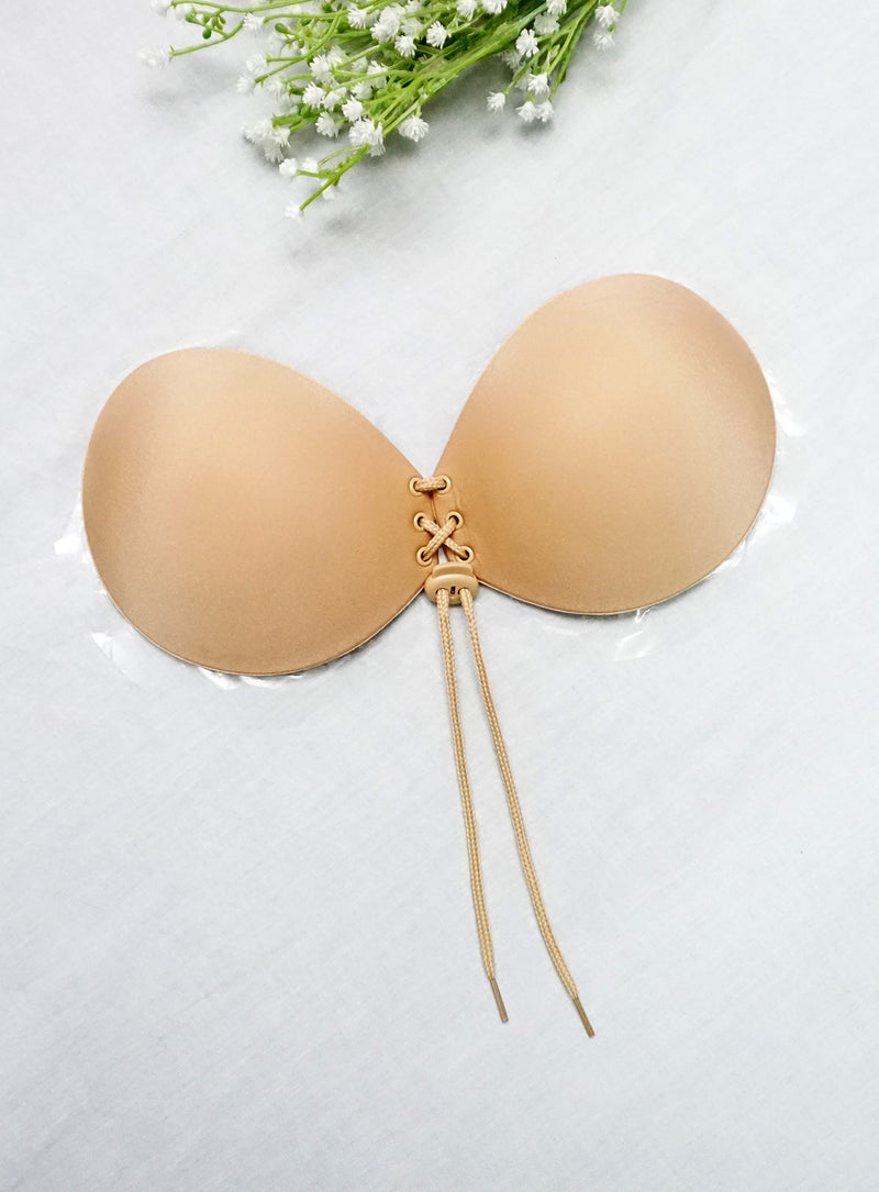 Curve Thick Push Up Bra in Nude