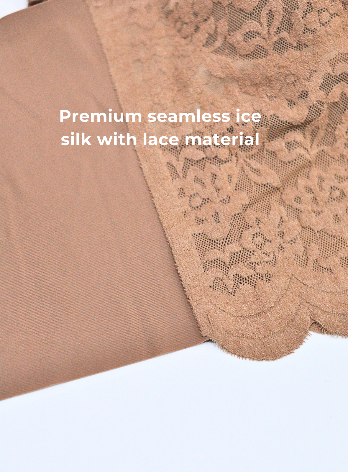 Premium Dawn Seamless Lace Bralette in Black