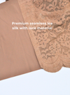 Premium Dawn Seamless Lace Bralette in Brown