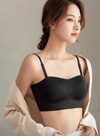 2 Pack Premium Della Seamless Bralette Top Corset in White n Black