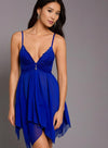 Elvira Night Gown in Blue