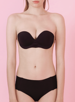 Hilary Inflatable Bra in Black & Nude