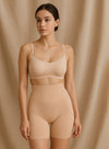 Joella High-Waisted Girdle Shorts in Nude