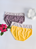 4 Pack Lucy Heart Shape Cotton Panties in Bundle B