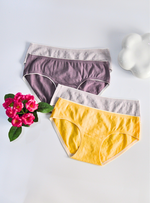 4 Pack Lucy Heart Shape Cotton Panties in Bundle B
