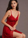 Lainey Night Gown in Red