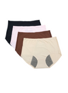 4 Pack Livia Seamless Menstrual Panties Bundle A