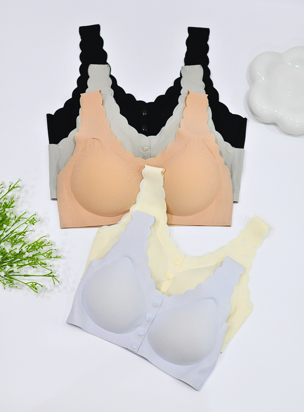 Mikko Wireless Bra in Nude (DEFECT)