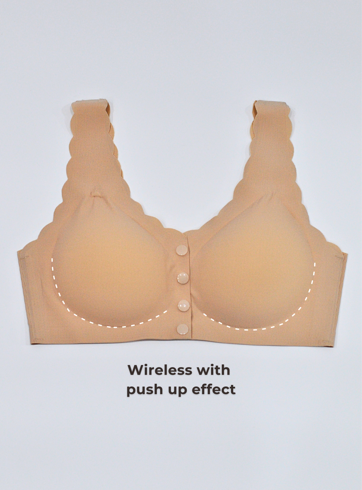 Mikko Wireless Bra in Nude (DEFECT)