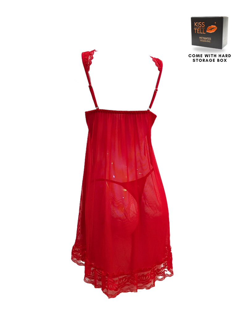 Premium Myla Lingerie Corset Night Gown Nighties in Red