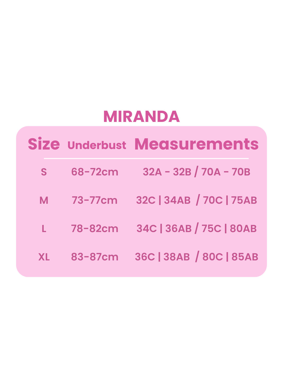 Miranda - Natural Push Up