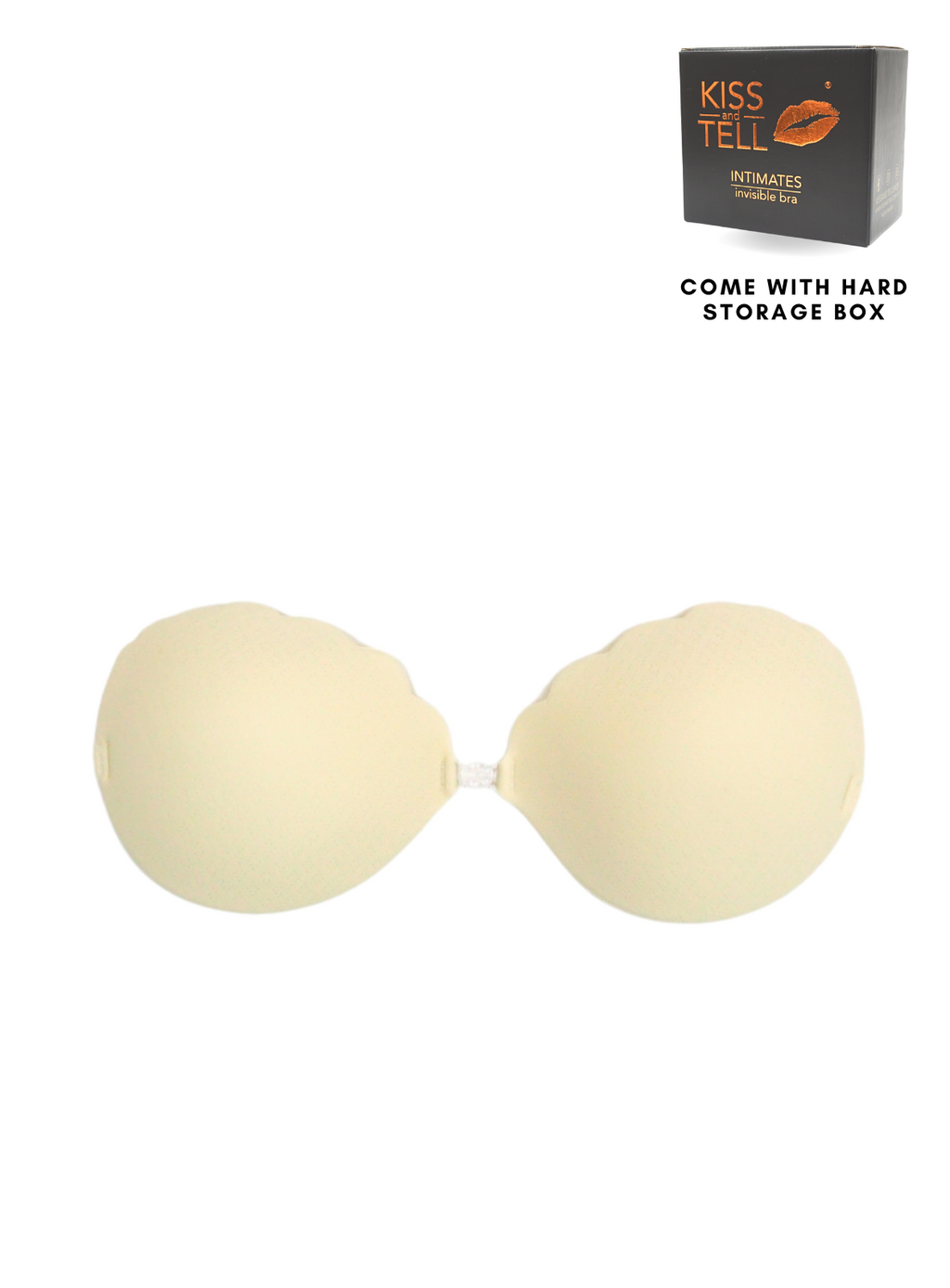 Scallop Thick Push Up Bra in White – Kiss & Tell Malaysia