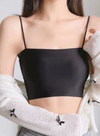 2 Pack Premium Agnes Ice Silk Bralette Inner Top Tube Top in Black n Red