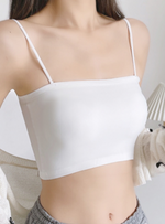 2 Pack Premium Agnes Ice Silk Bralette Inner Top Tube Top in Nude n White